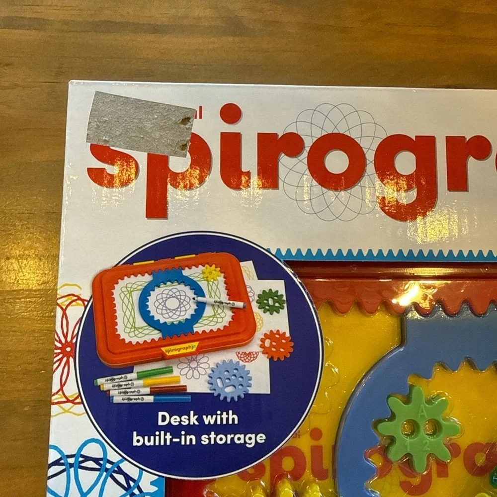 Jr. Jumbo Sized Gears Classic Retro Toy for Spiral Drawing ,Art Design Toy Kit